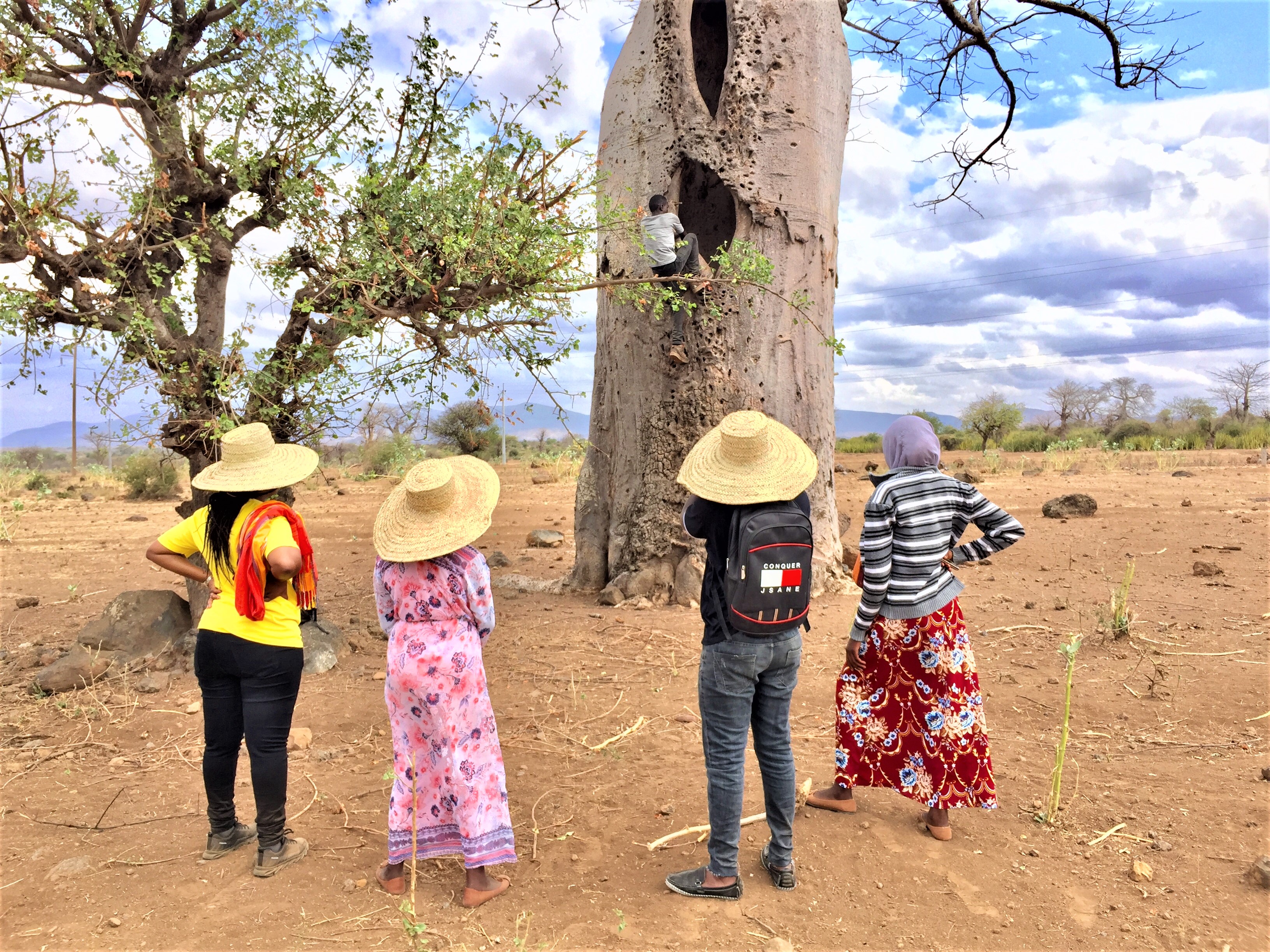 Village Walking around Kikuletwa hot Springs