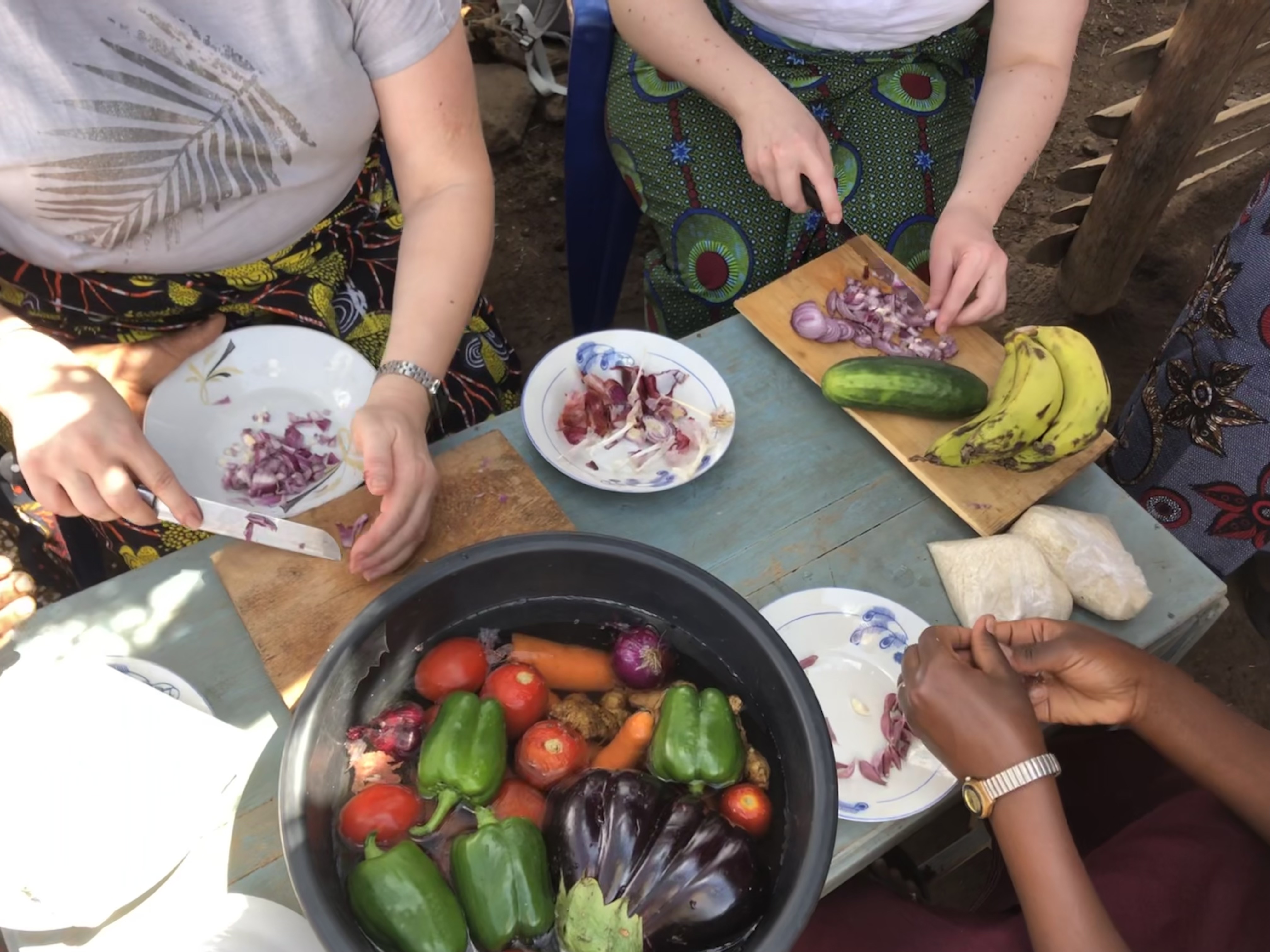 Local food cooking lesson around Kikuletwa Hotsprings