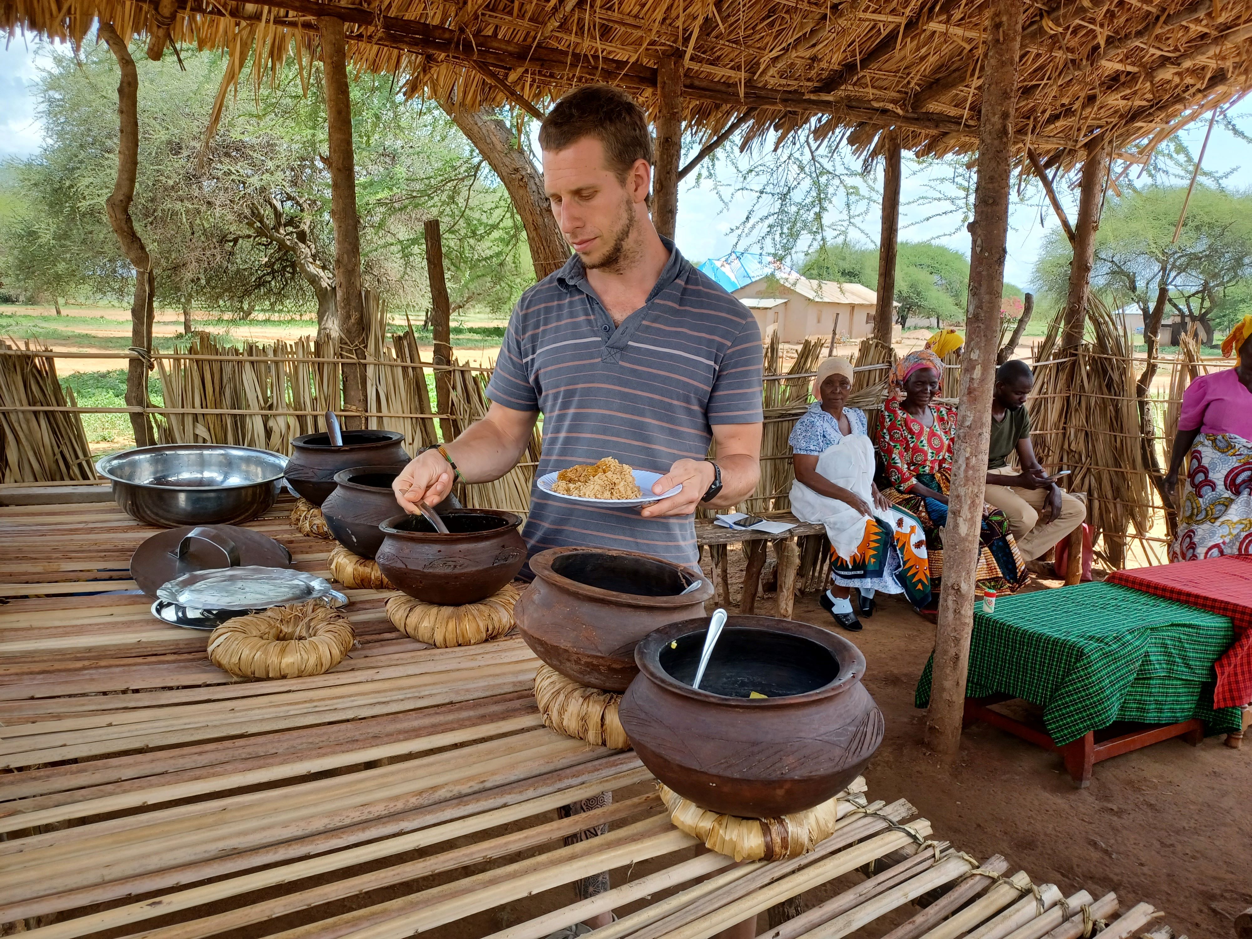 Local lunch stopover nearby Kikuletwa Hotsprings